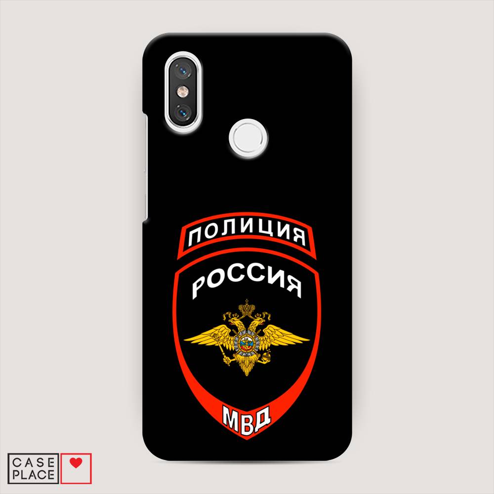 

Пластиковый чехол "Полиция шеврон" на Xiaomi Mi 8, 33520-4