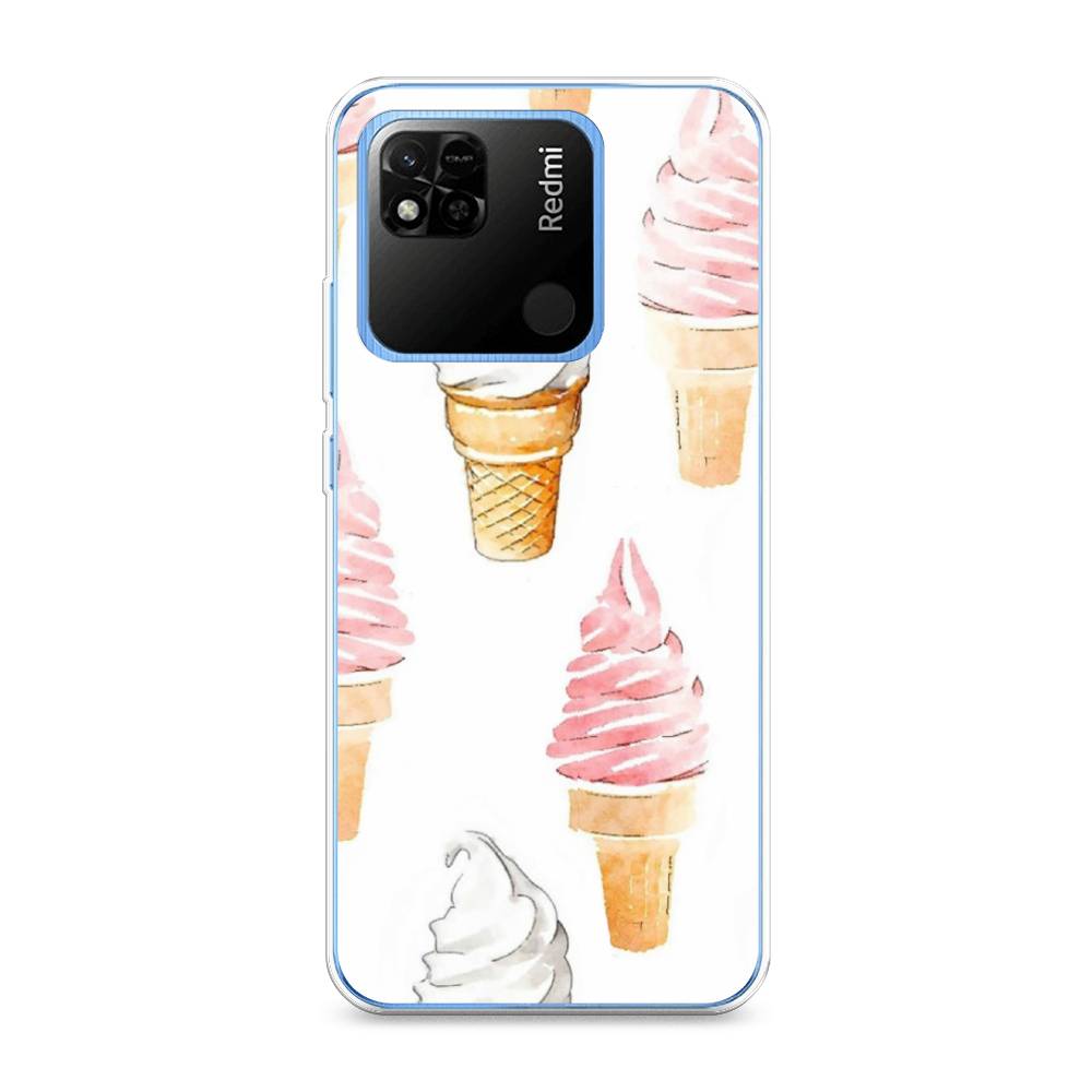 

Чехол Awog на Xiaomi Redmi 10A "Нарисованное мороженое", Разноцветный, 313950-10