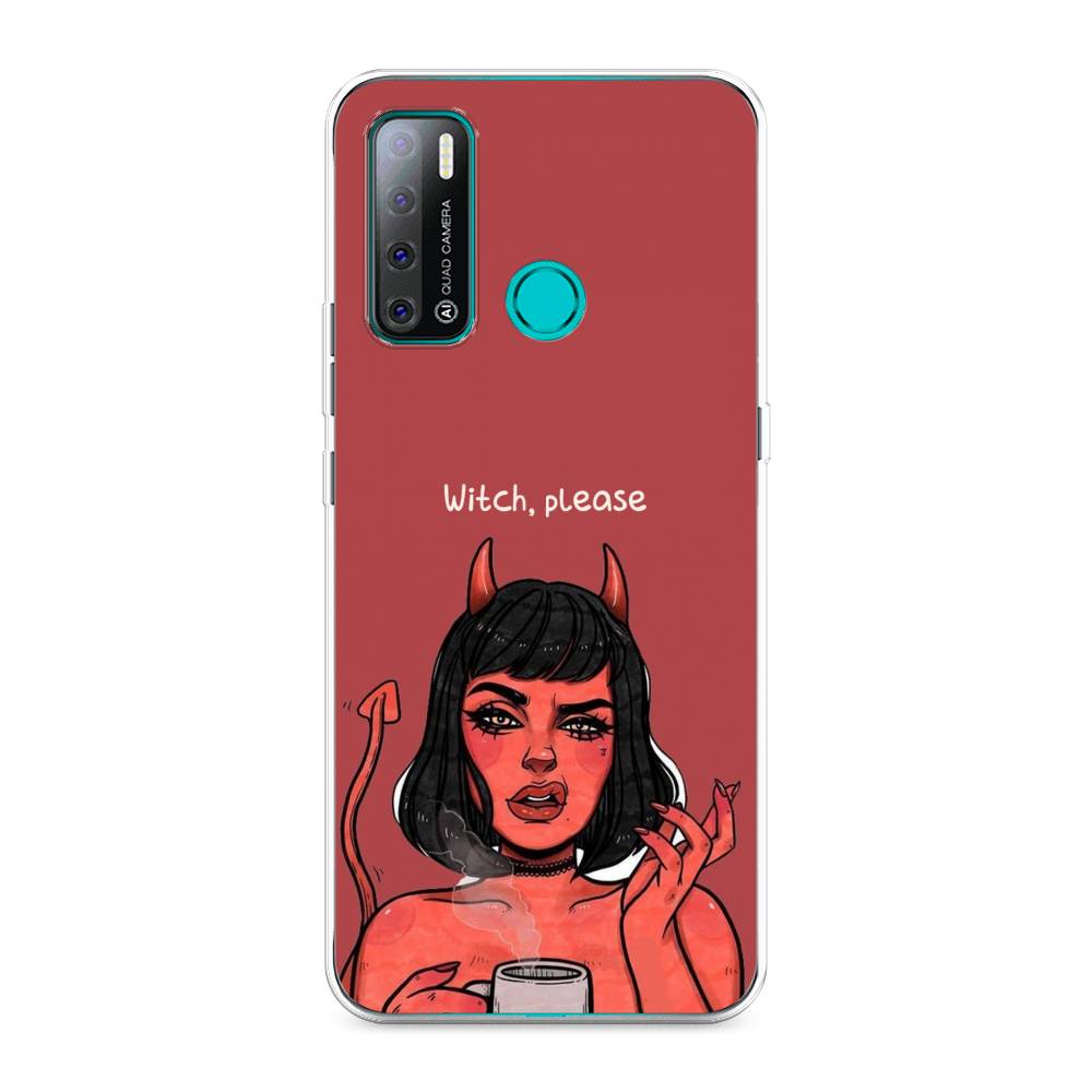 

Чехол Awog на Tecno Pouvoir 4 "Evil Girl", Разноцветный, 300350-6