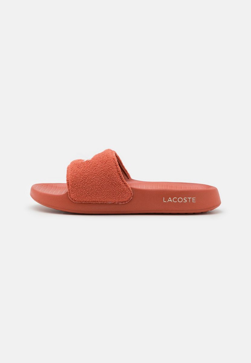 

Сланцы женские Lacoste LA211A0S3 оранжевые 40.5 EU, Оранжевый, LA211A0S3