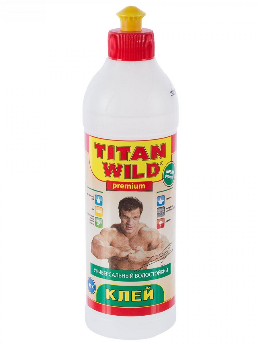 Клей универсальный полимерный TITAN Wild, 0,5л клей titan wild жидкие гвозди экспресс 310 гр