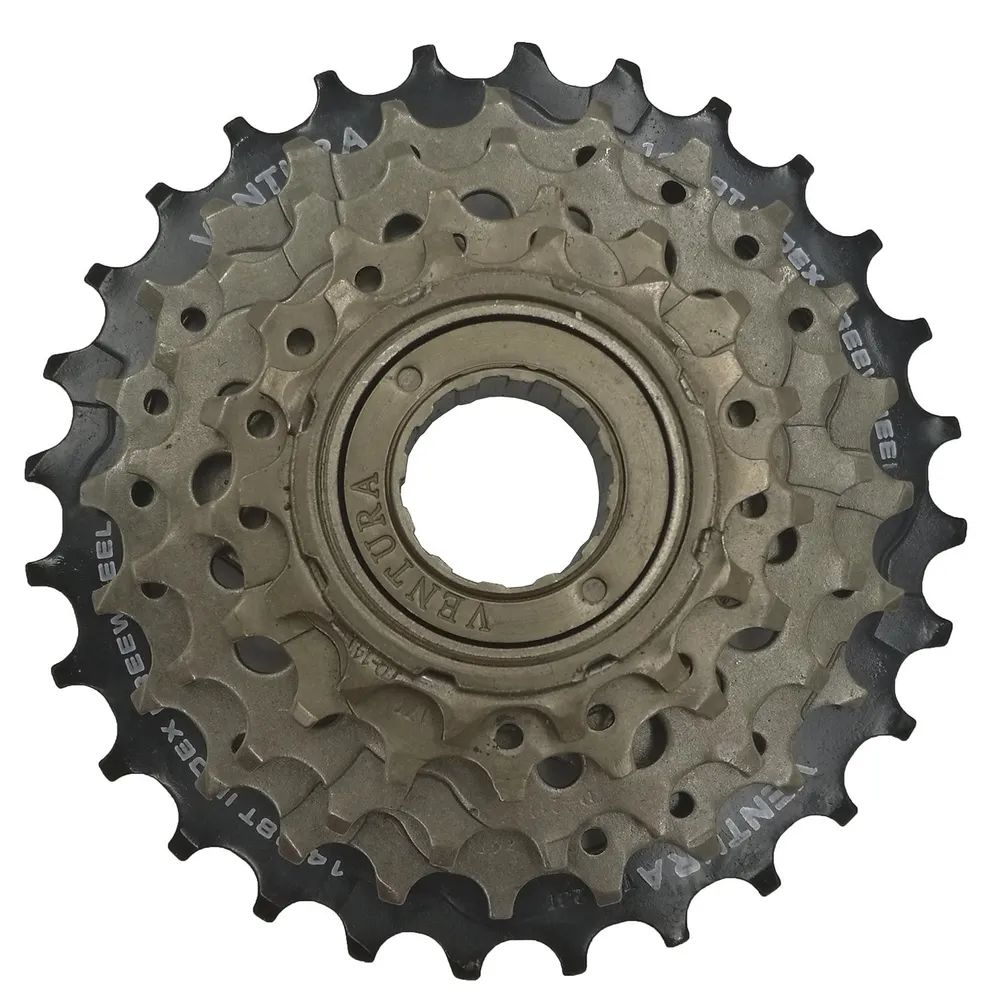 

Кассета трещетка 5ск. 5-700173 FREEWHEEL 5х14-28 черно-коричневая, HG-копия SHIMANO-совмес, 5-700173