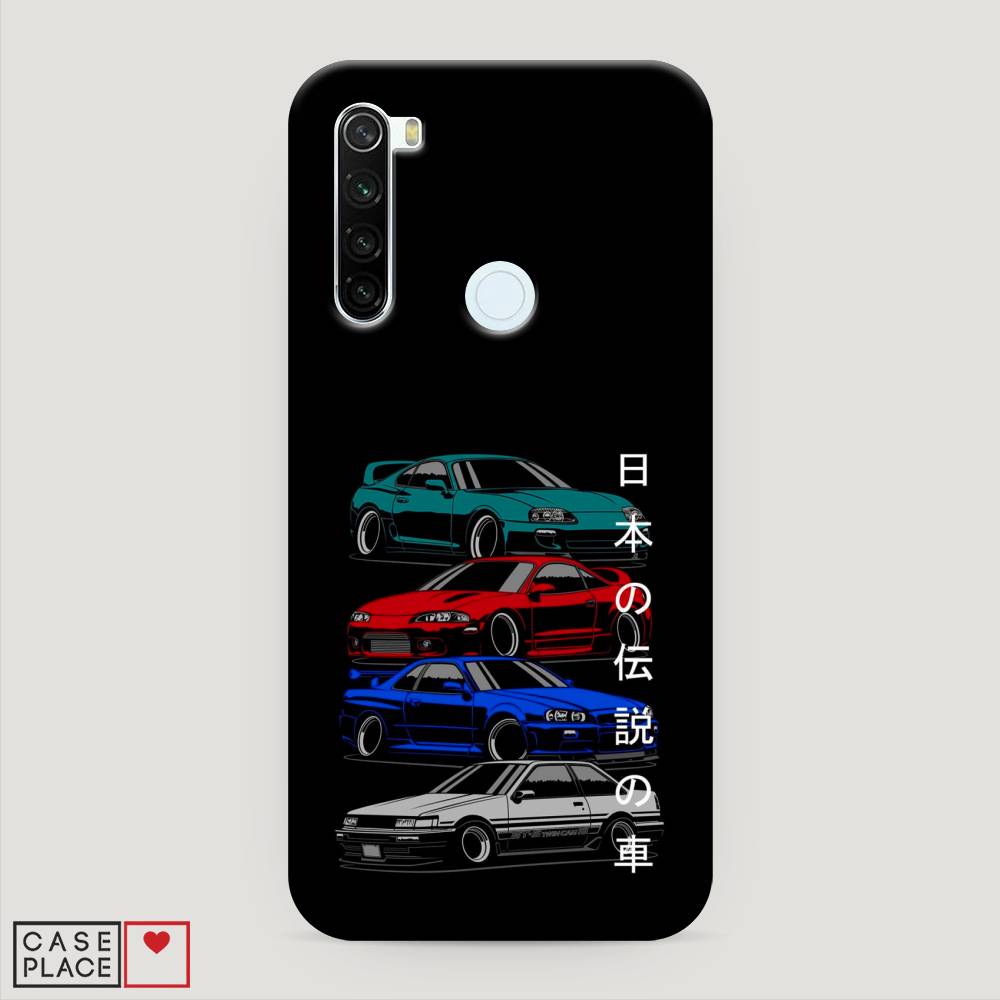 фото Пластиковый чехол "jdm legend cars" на xiaomi redmi note 8t awog