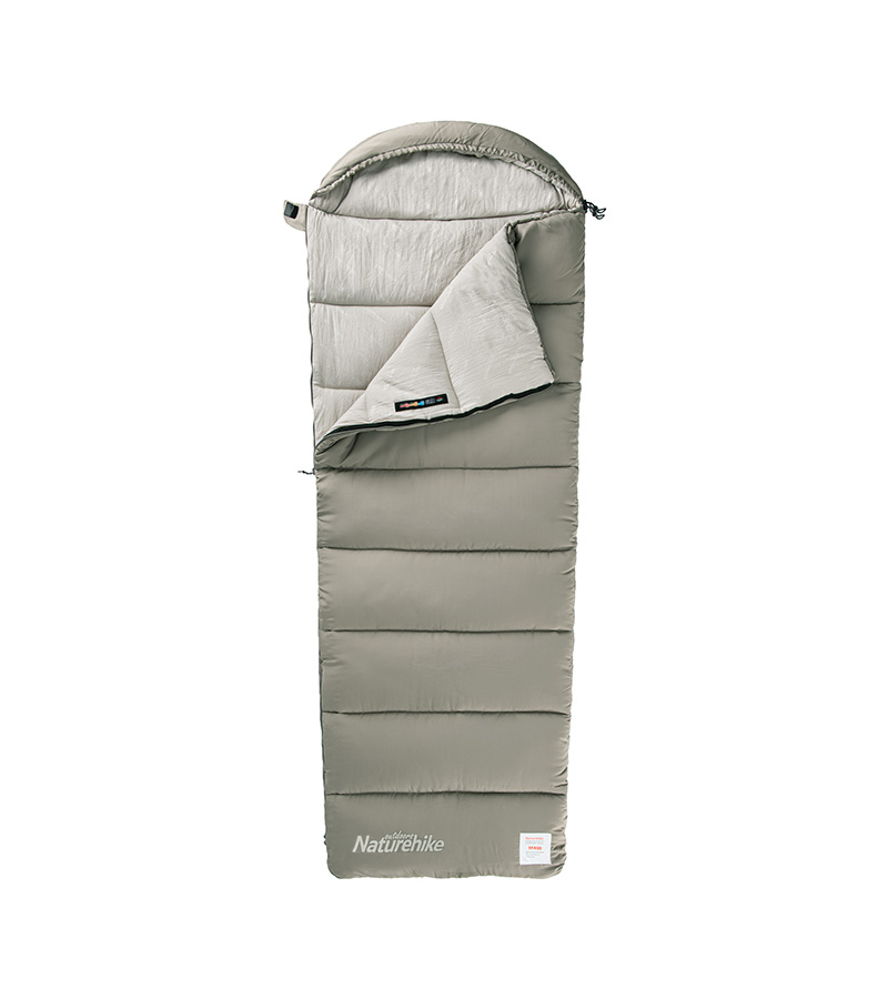 Мешок спальный Naturehike Envelope M300, (190+30)х80 см, (правый) (ТК: +6°C), зеленый