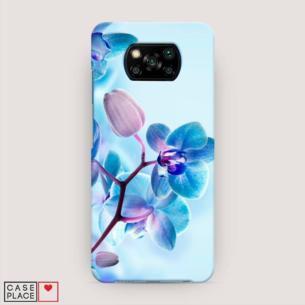 

Пластиковый чехол "Голубая орхидея" на Xiaomi Poco X3 NFC, 39220-6