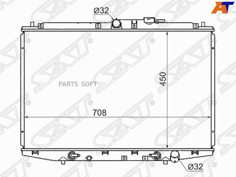 

Радиатор Honda Odyssey/Shuttle 2.3 99-03 Sat арт. HD0007-RA6