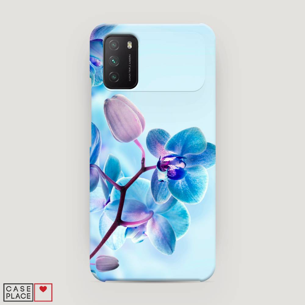 

Пластиковый чехол "Голубая орхидея" на Xiaomi Poco M3, 39520-6