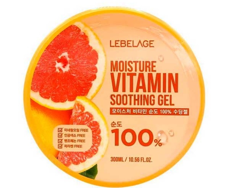 

Универсальный гель с витаминами Lebelage Soothing Gel Moisture Vitamin 100% 300 мл