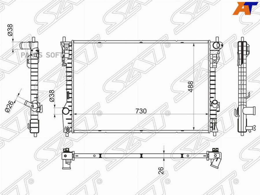 

Радиатор Ford Explorer 11- Sat арт. FD0012-1