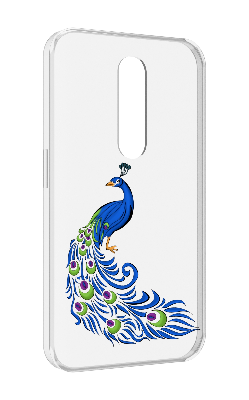

Чехол MyPads жарптица-голубая для Motorola Moto X Force (XT1585 / XT1581), Прозрачный, Tocco