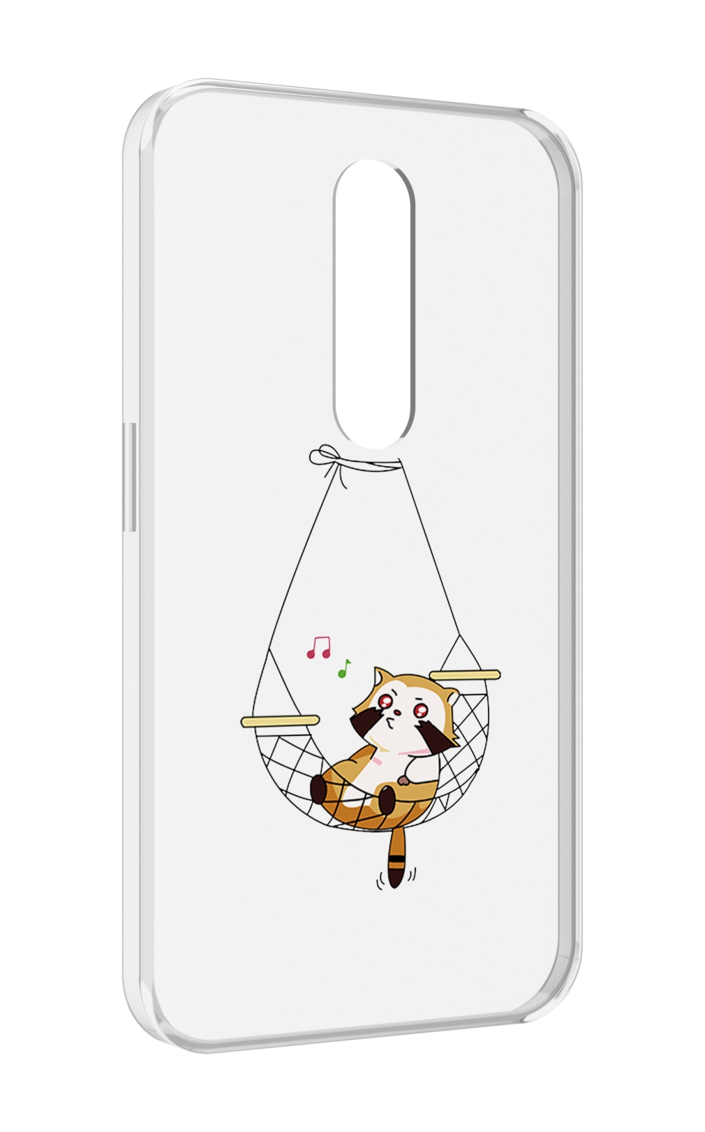 

Чехол MyPads енот-на-гамаке для Motorola Moto X Force (XT1585 / XT1581), Прозрачный, Tocco