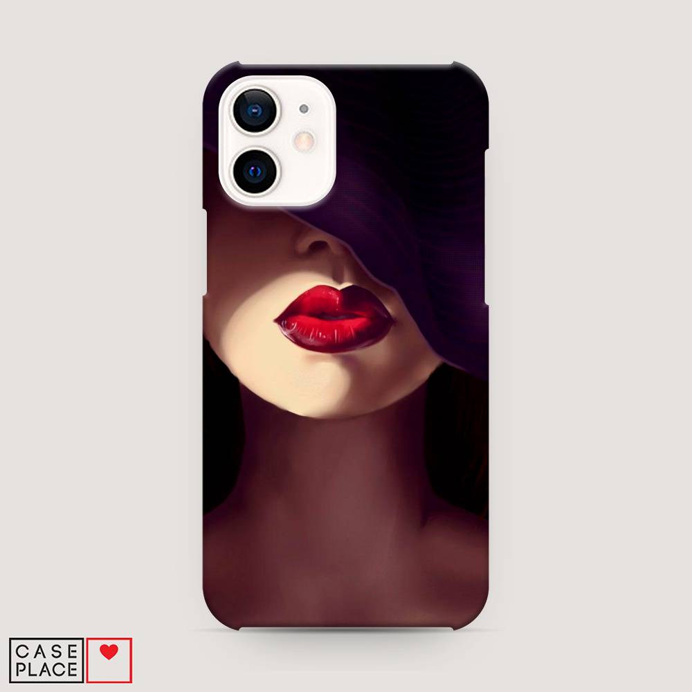 

Пластиковый чехол "Красные губы" на Apple iPhone 12 mini, 12620-5