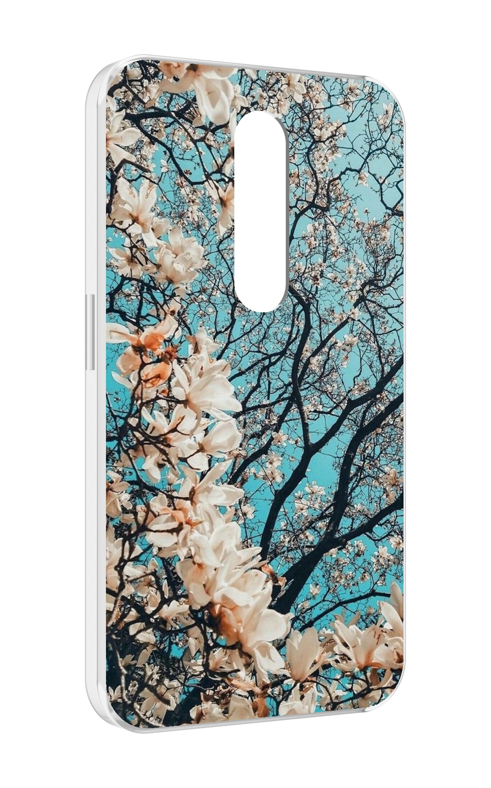 

Чехол MyPads дерево-с-цветочками для Motorola Moto X Force (XT1585 / XT1581), Прозрачный, Tocco