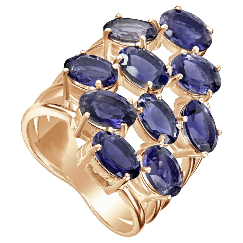 

Кольцо из серебра с иолитом р.18,5 LAZURIT-ONLINE 783603, 783603