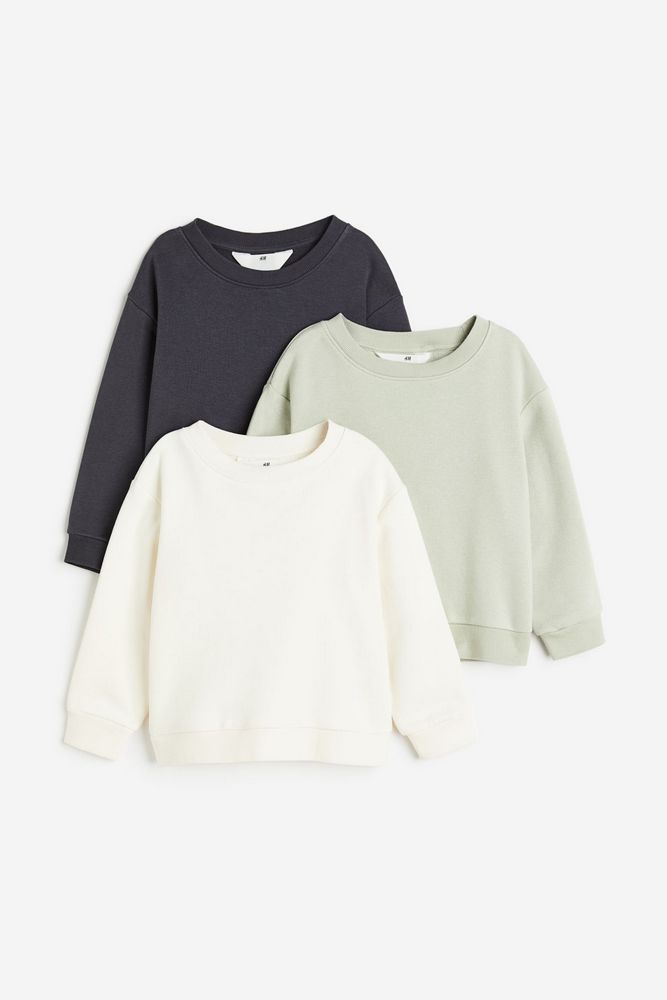 

Свитшот детский H&M 1173514, Светло-зеленый, темно-серый, 122, 1173514
