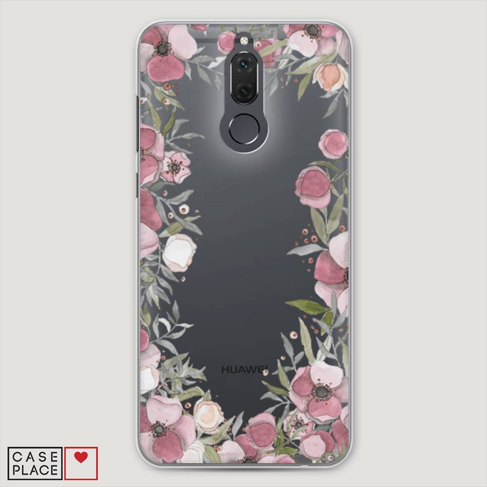 

Чехол Awog "Розовая цветочная рамка" для Huawei Nova 2i