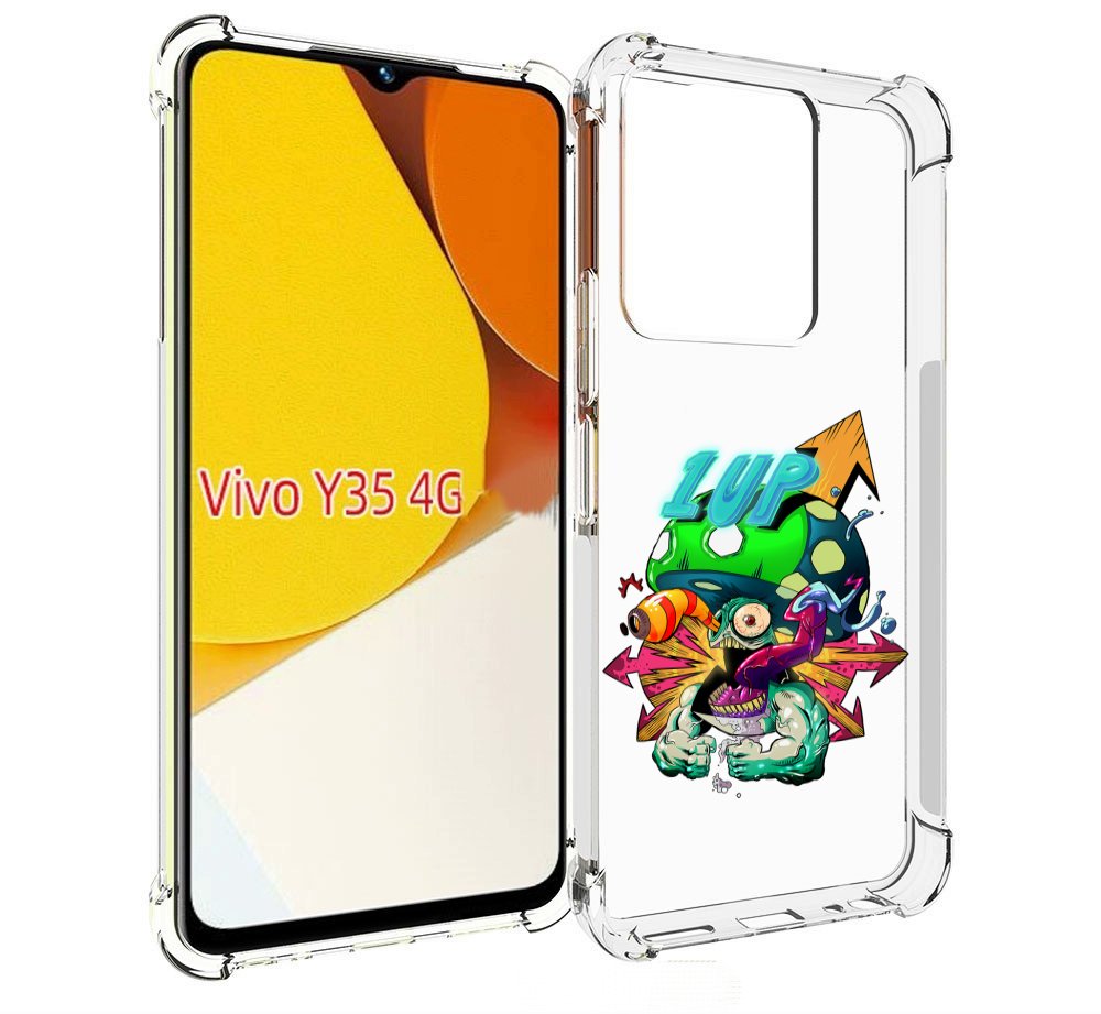 

Чехол MyPads сильный гриб абстракция для Vivo Y35 4G 2022 / Vivo Y22, Прозрачный, Tocco