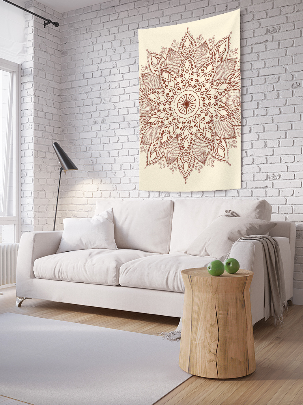 

Вертикальное фотопанно на стену JoyArty Мандала в японском стиле 100x150 см, Мандала в японском стиле