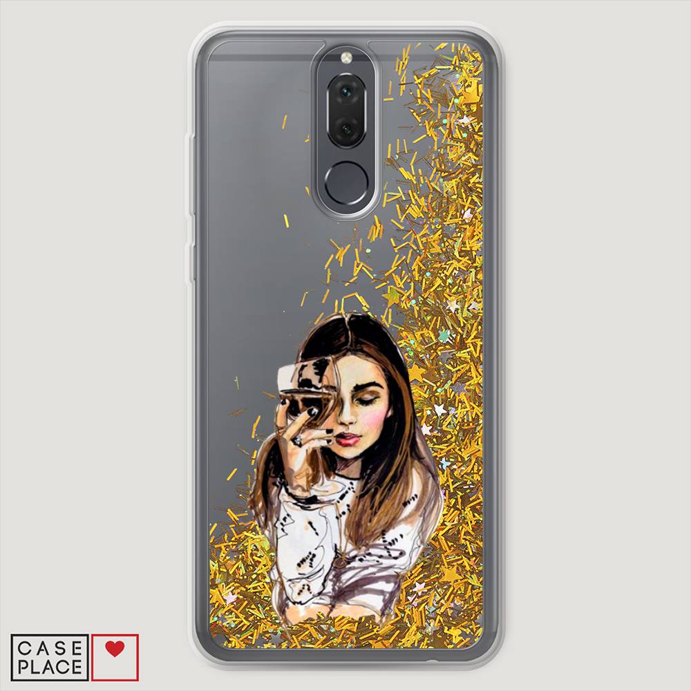 

Чехол Awog "Девушка с бокалом" для Huawei Nova 2i, 64190-1
