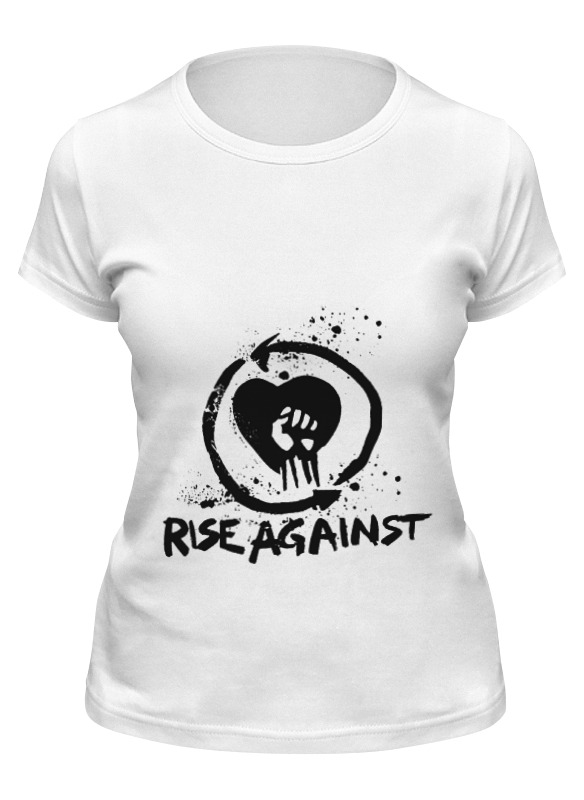 

Футболка женская Printio Rise against белая M, Белый, Rise against