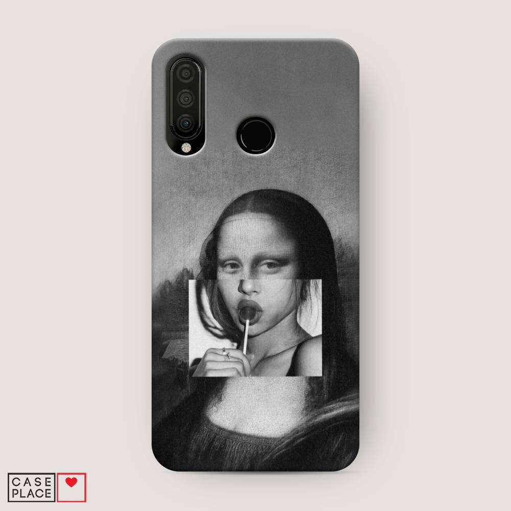

Чехол Awog "Mona Lisa sucking lollipop" для Huawei P30 Lite