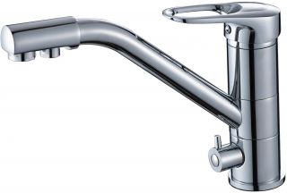 

Смеситель для кухонной мойки под фильтр Savol S-L1321 хром, Серый