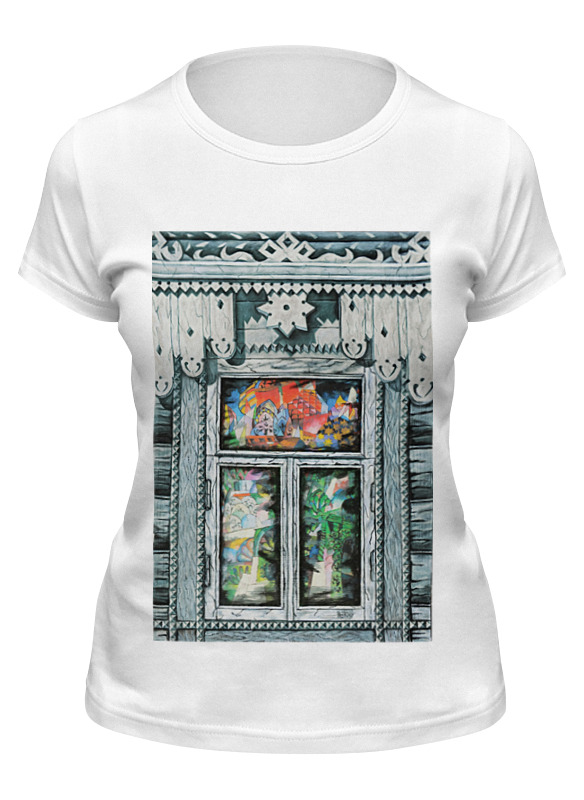 

Футболка женская Printio Окна русского авангарда - лентулов белая XL, Белый, Окна русского авангарда - лентулов