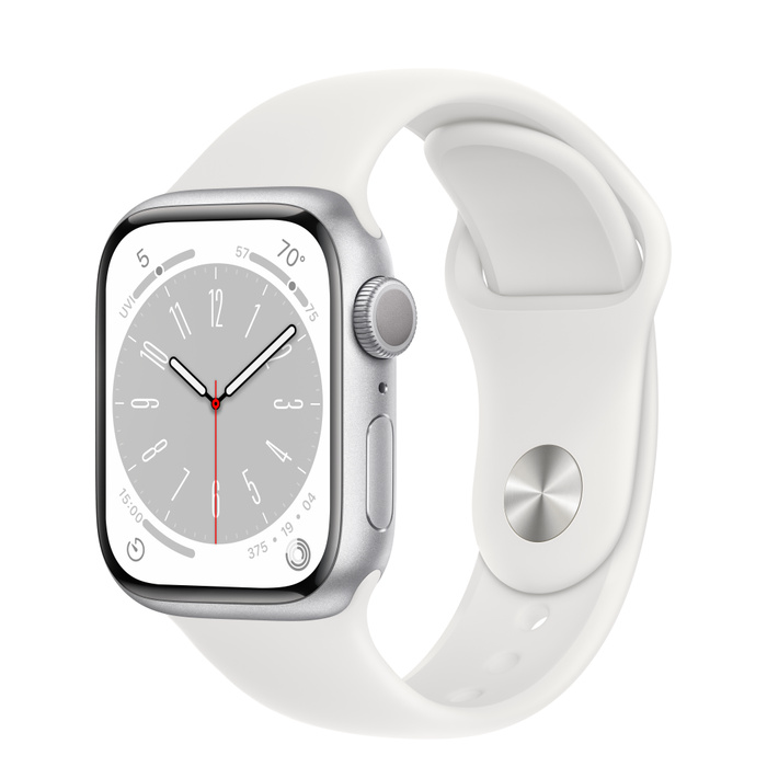 фото Смарт-часы apple watch series 8, 41 mm, aluminium case, silver