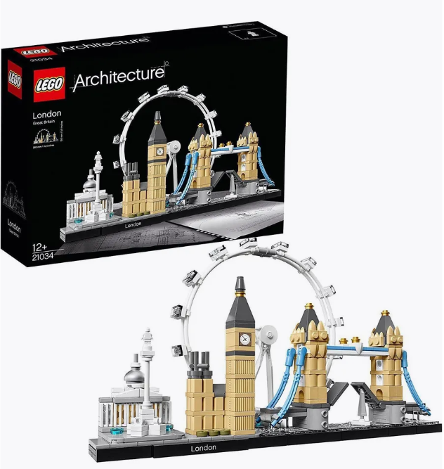 

Конструктор LEGO Architecture Лондон, 468 деталей, 21034, конструктор lego architecture лондон 21034