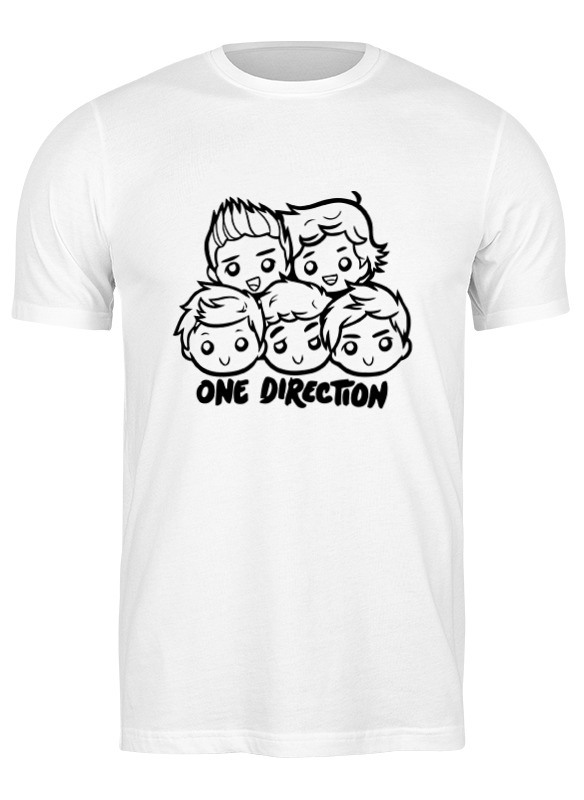 

Футболка мужская Printio One direction белая L, Белый, One direction