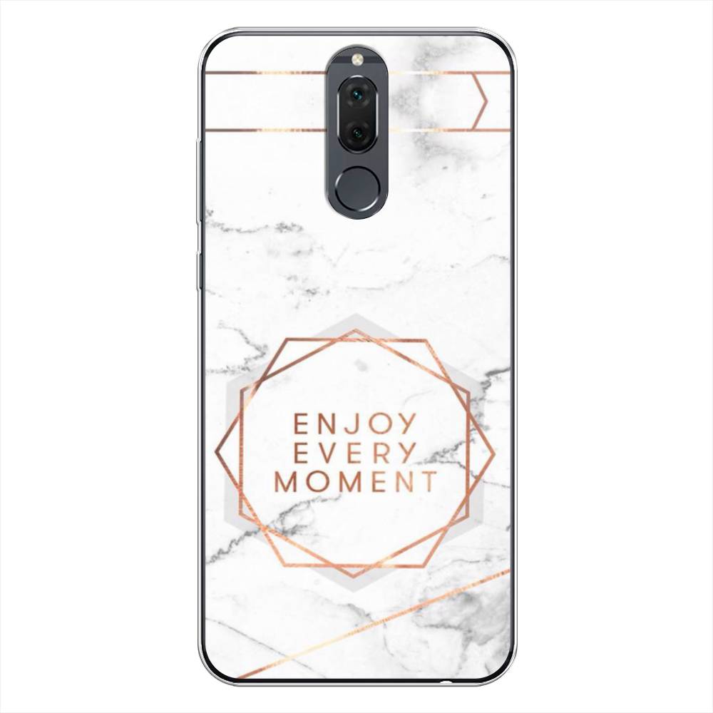 

Чехол Awog на Huawei Nova 2i "Enjoy every moment мрамор", Белый;розовый;серый, 64150-7