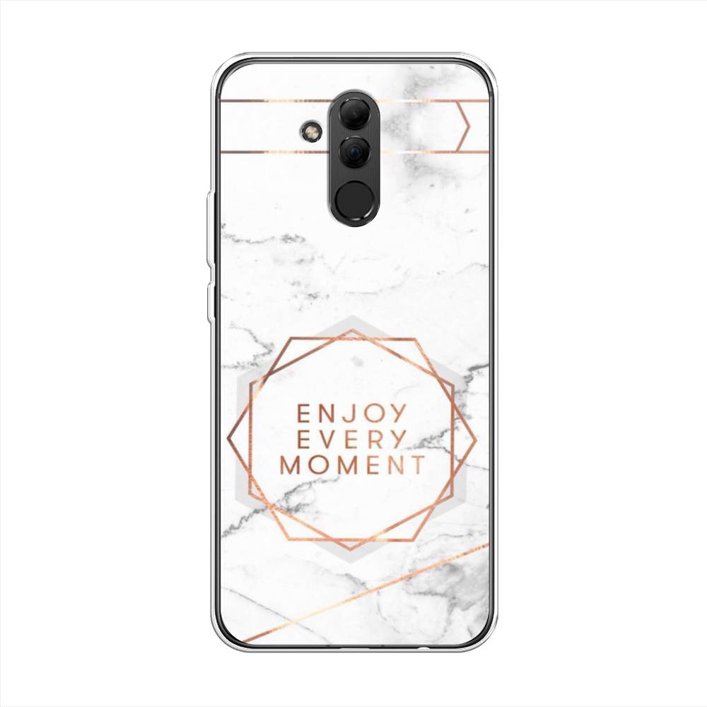 

Чехол Awog на Huawei Mate 20 Lite "Enjoy every moment мрамор", Белый;розовый;серый, 66650-7