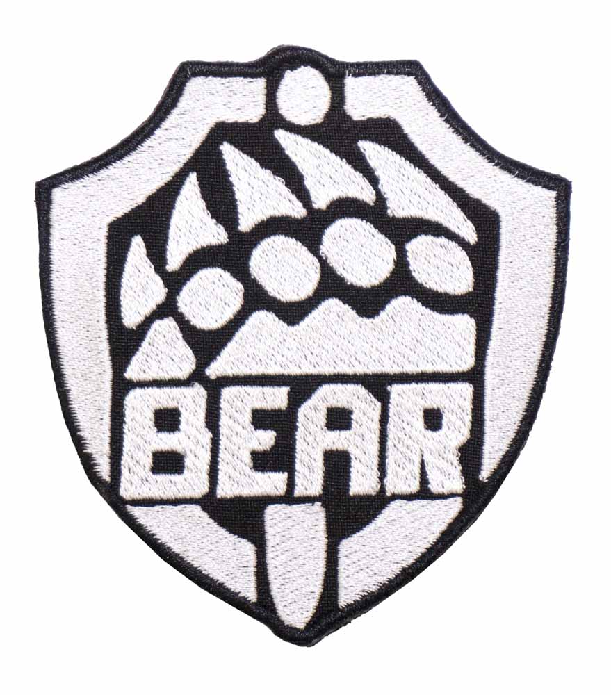 

Нашивка Strike bear вышивка, Черный