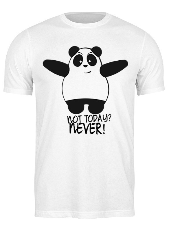 

Футболка мужская Printio Bear here белая M, Белый, Bear here