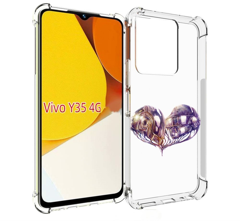 

Чехол MyPads сердце абстракция для Vivo Y35 4G 2022 / Vivo Y22, Прозрачный, Tocco