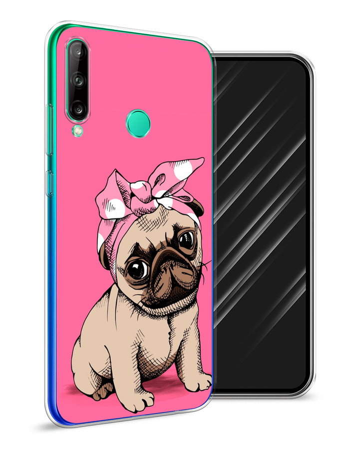 

Чехол Awog на Huawei Y7p "Dog Pin-Up", Розовый;бежевый, 6103350-2
