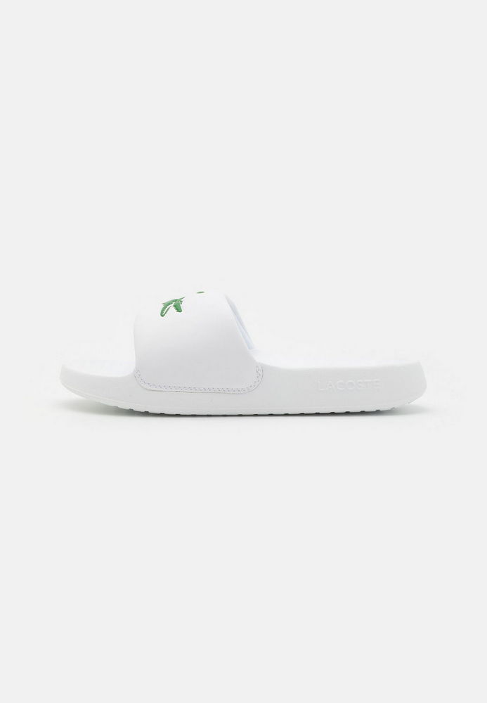 Сланцы женские Lacoste LA211A0Q3 белые 40.5 EU