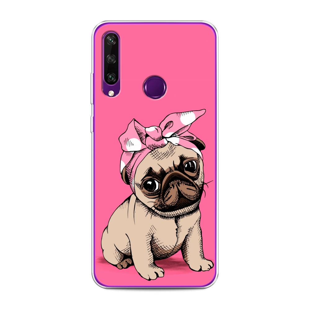 

Чехол Awog на Huawei Y6p "Dog Pin-Up", Розовый;бежевый, 6103250-2