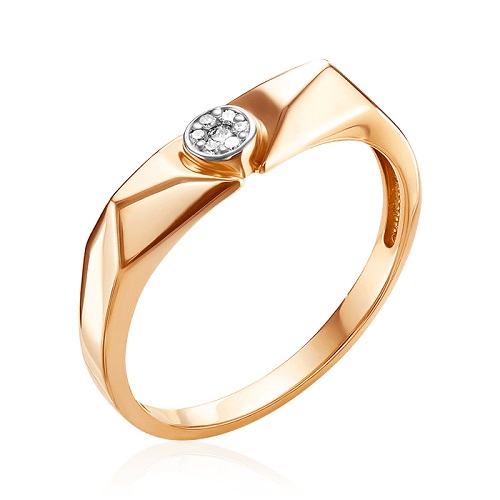 

Кольцо из золота р. 16,5 Vesna jewelry 1713-151-46-00, бриллиант, 1713-151-46-00