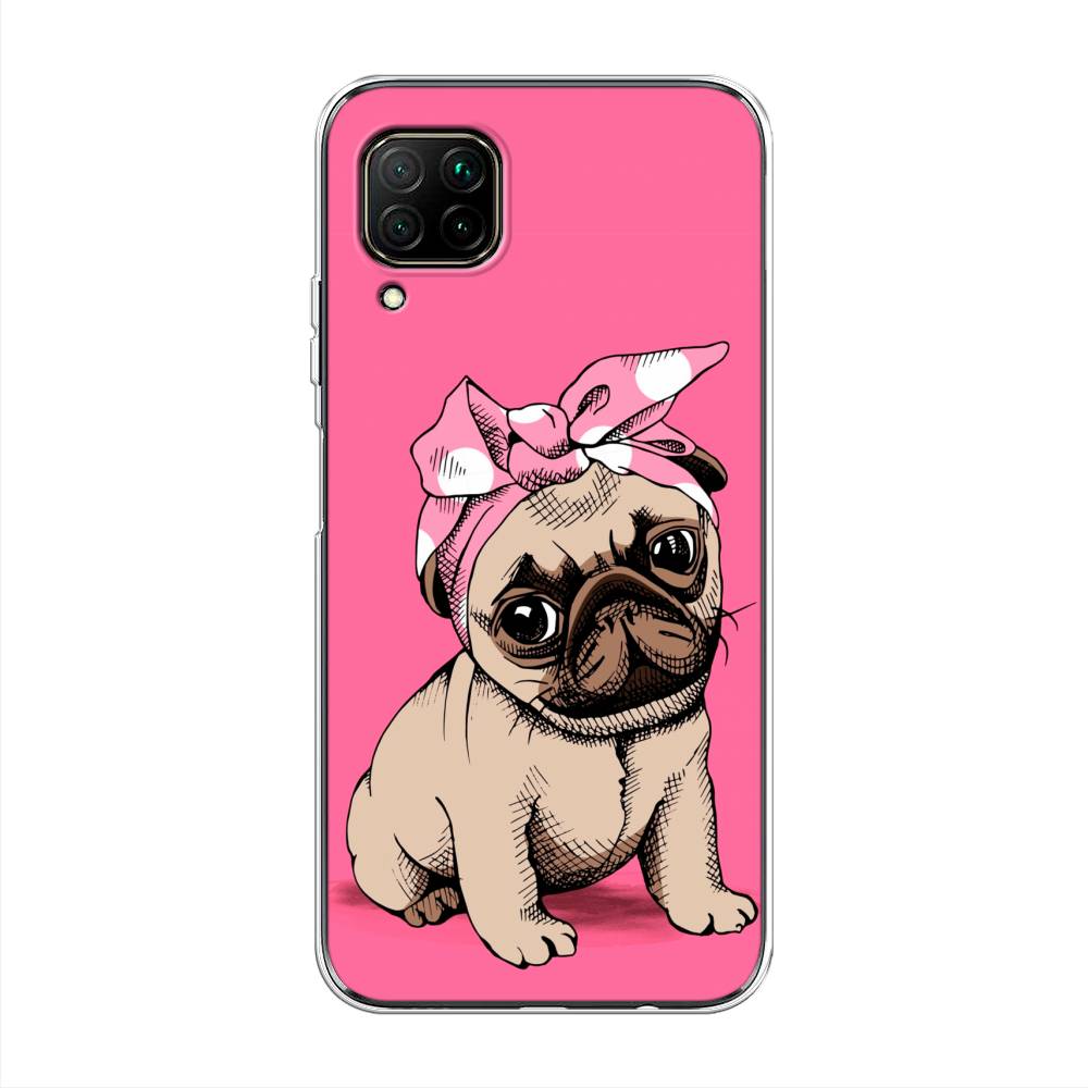 

Чехол Awog на Huawei P40 Lite "Dog Pin-Up", Розовый;бежевый, 611650-2