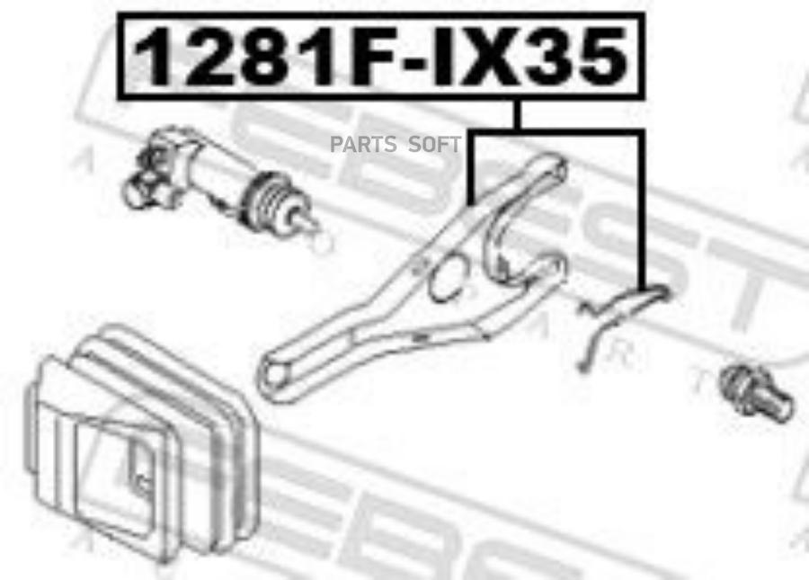

Вилка сцепления FEBEST 1281FIX35