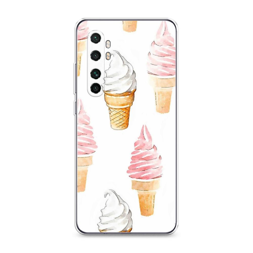 

Чехол Awog на Xiaomi Mi Note 10 Lite "Нарисованное мороженое", Разноцветный, 38450-10