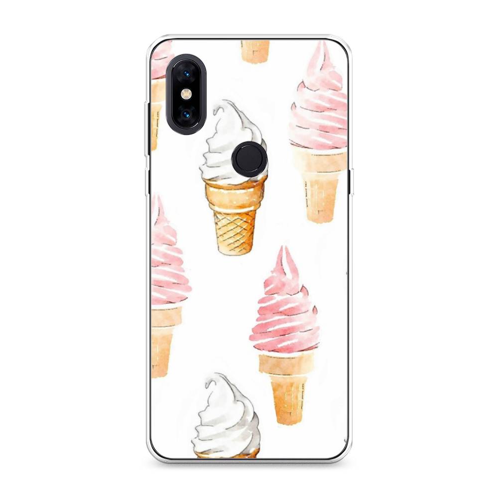 

Чехол Awog на Xiaomi Mi Mix 3 "Нарисованное мороженое", Разноцветный, 34950-10