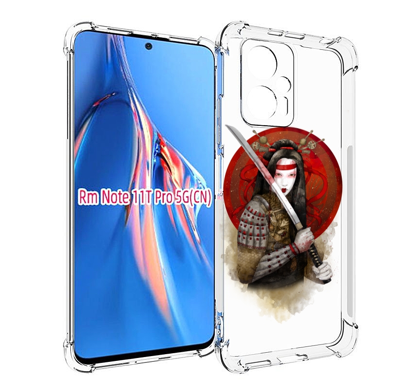 

Чехол MyPads рисованная девушка с катаной для Xiaomi Redmi Note 11T Pro / 11T Pro Plus ..., Прозрачный, Tocco