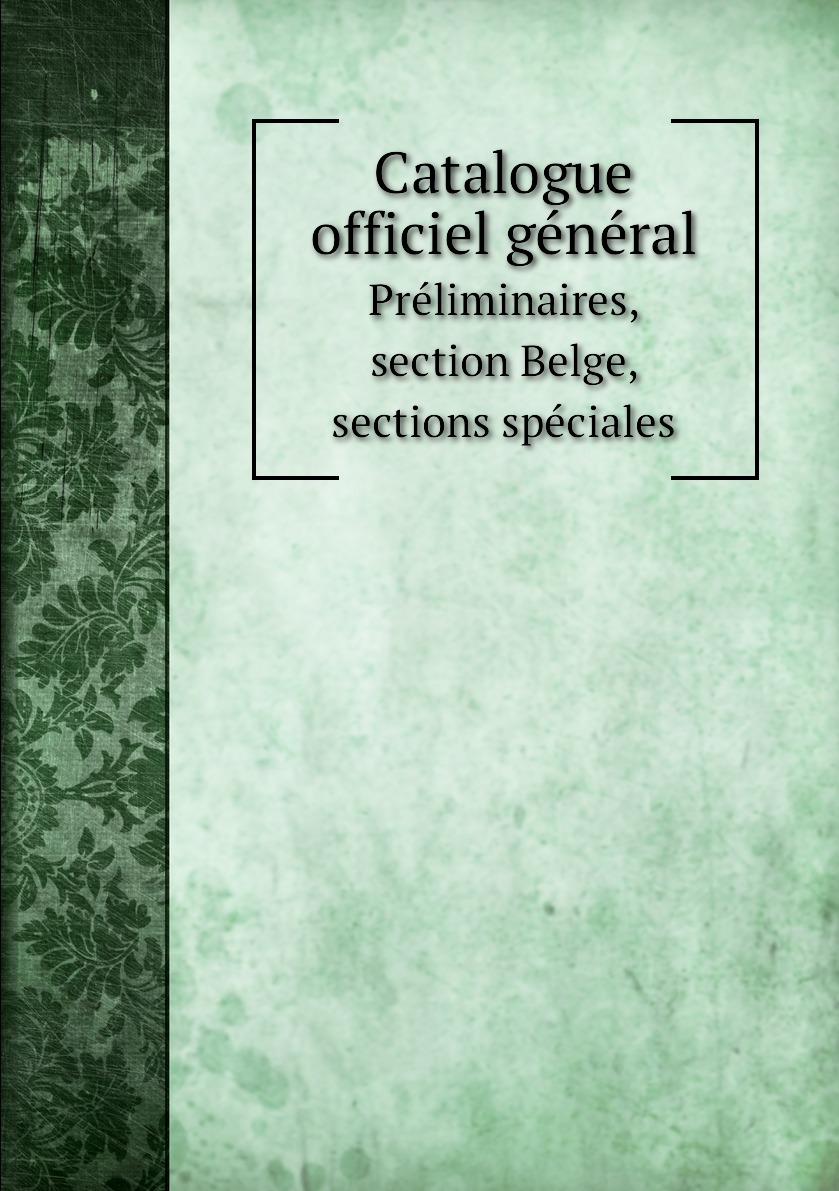 

Catalogue officiel general