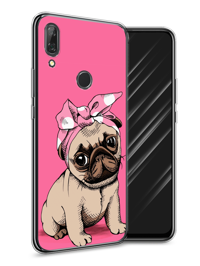 

Чехол Awog на Huawei P Smart Z "Dog Pin-Up", Розовый;бежевый, 69450-2