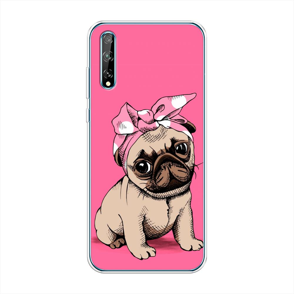 

Чехол Awog на Huawei P Smart S "Dog Pin-Up", Розовый;бежевый, 6103550-2