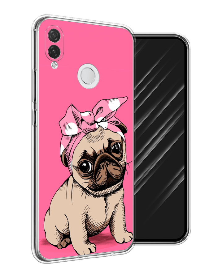 

Чехол Awog на Huawei P Smart Plus "Dog Pin-Up", Розовый;бежевый, 68250-2