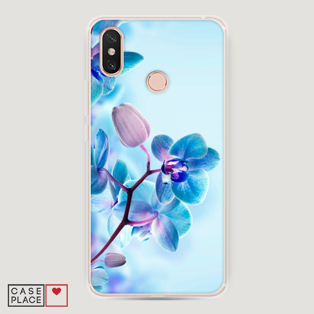 

Пластиковый чехол "Голубая орхидея" на Xiaomi Mi Max 3