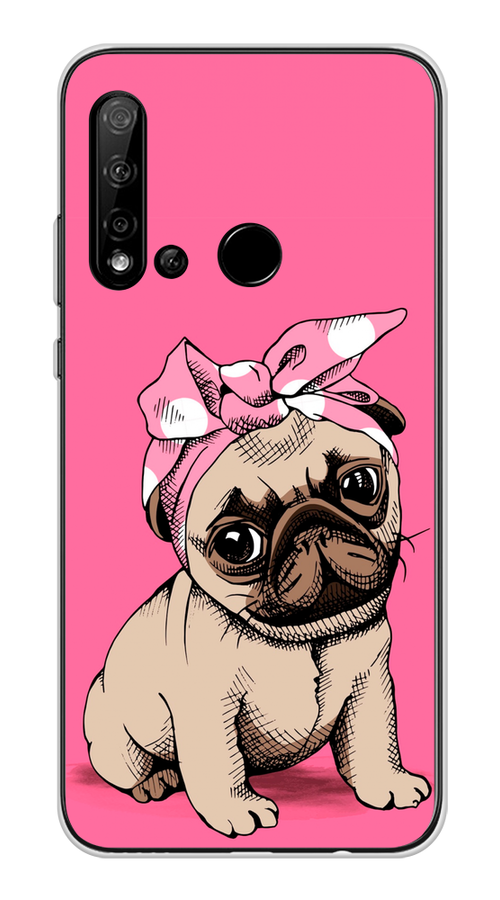 

Чехол Awog на Huawei Nova 5i "Dog Pin-Up", Розовый;бежевый, 69850-2